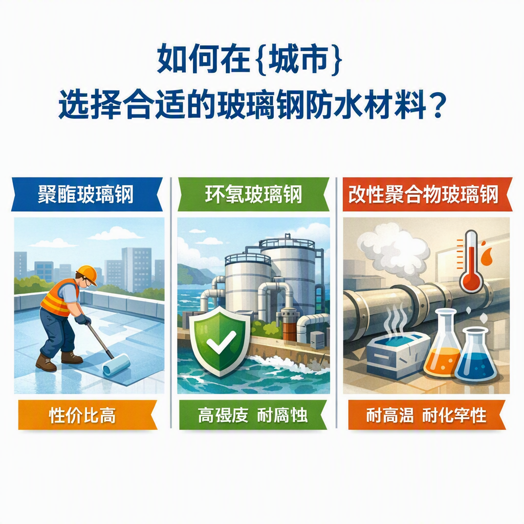 如何在自贡选择合适的玻璃钢防水材料?