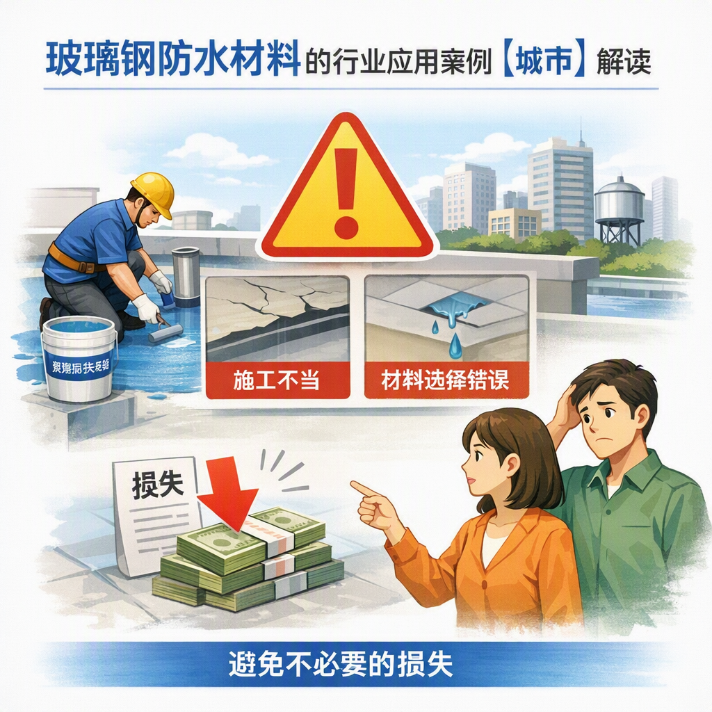 玻璃钢防水材料的行业应用案例,自贡解读